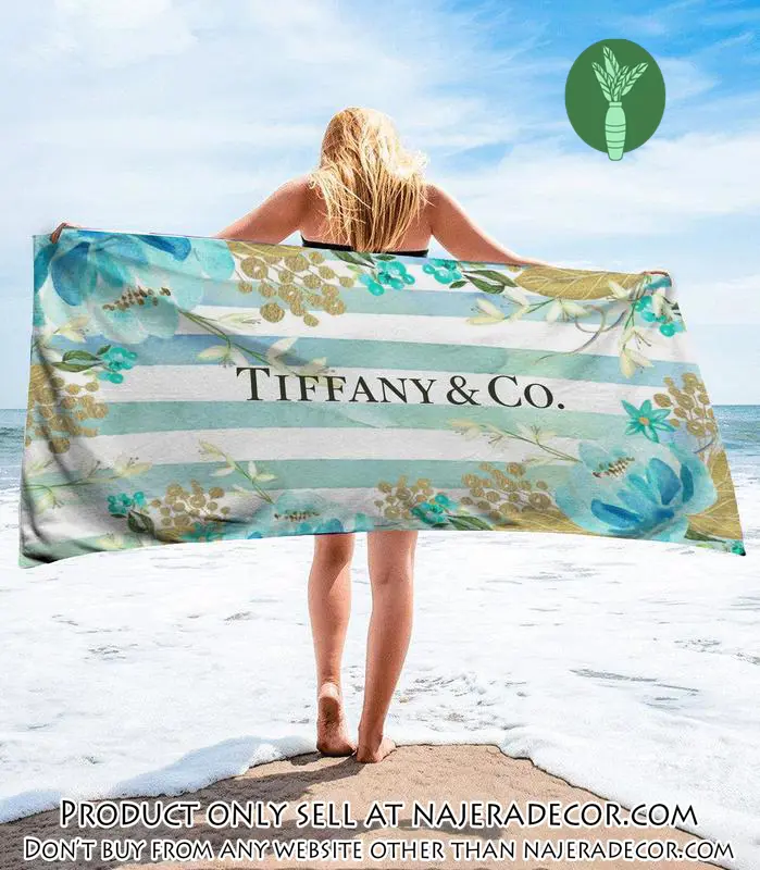 Tiffany and co beach towel luxury brand hot trending summer  bt00342 njr3014215